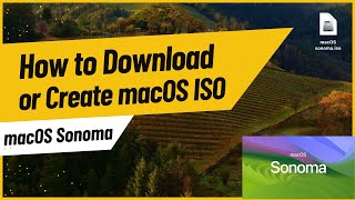 How to Download and Create macOS Sonoma ISO File [upl. by Tait764]