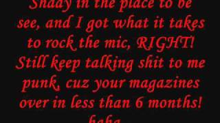 Eminem  Invasion part 1 2 amp 3 Lyrics [upl. by Hagan]