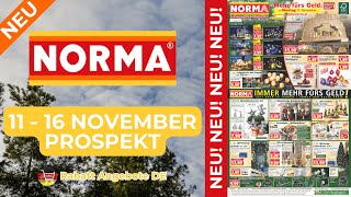 NORMA Prospekte der Woche  Rabatt Angebote DE  11 November  16 November Prospekt [upl. by Almeta606]