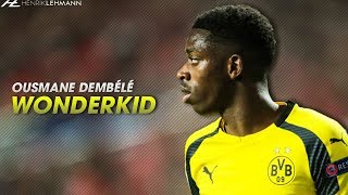 19 Year Old Ousmane Dembélé  Dortmund  Goals amp Skills [upl. by Annawoj209]