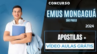 Apostila EMUS MONGAGUÁ SP 2024 Farmacêutico [upl. by Aliuqat]