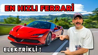 ELEKTRİKLİ FERRARI KULLANDIK 🔥1000 Beygirlik Ferrari SF90 [upl. by Eimia]