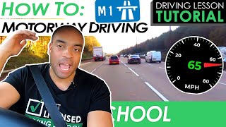 Joining Motorways and How to Drive on a Motorway  Driving Tutorial  Updated 2023 [upl. by Dloreh]