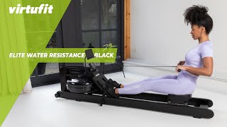 VirtuFit Elite Water Resistance rower Black [upl. by Sihtam]