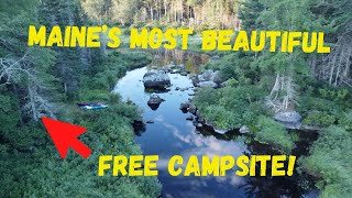 Maine’s Most Beautiful Free Campsite Part 1  Rocky Lake [upl. by Attenej691]