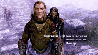 I like those options in dialog with Thalmor Justiciar Skyrim Anniversary Edition [upl. by Granese928]