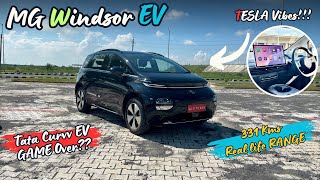 MG Windsor EV  Most honest review  Tata curvv in danger [upl. by Craig]