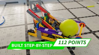 112 points  STEPBYSTEP INSTRUCTIONS VEX IQ Rapid Relay quotSuperSwishquot catapult robot by Ben Lipper [upl. by Ahsenaj28]