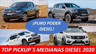 TOP5 PICKUP´S MEDIANAS DIESEL 4X4 POR MENOS DE 37K DOLARES [upl. by Ysdnyl]