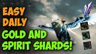 How I get ALL the spirit shards I will ever need AND make gold daily [upl. by Hapte]