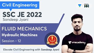 Hydraulic Machines  Part  12  Fluid Mechanics  SSC JE 2022 CIVIL ENGINEERING Sandeep Jyani [upl. by Huda]