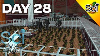 SciCraft Blitz Day 28 Improved Wither Skeleton Farm  Lots Of Special Farms [upl. by Frech484]