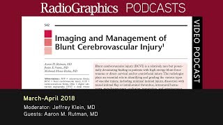 Imaging and Management of Blunt Cerebrovascular Injury [upl. by Gnuhc468]