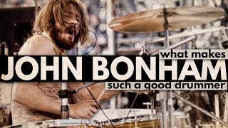 What Makes John Bonham Such a Good Drummer [upl. by Nagyam]