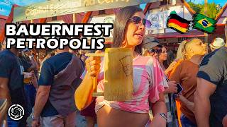 🇩🇪 GERMAN PARTY in RIO DE JANEIRO 🇧🇷 BAUERNFEST PETRÓPOLIS 🇧🇷 BRAZIL  2024 【4K UHD】 [upl. by Sllew]