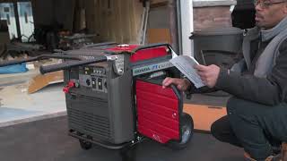 Unboxing and Setup of the Honda 7000si Generator with iMonitor LCD [upl. by Wanda]