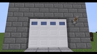 Tutorial como haCer un garaje en Minecraft pe [upl. by Zoi]