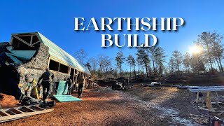 Georgia Earthship Build  Sustainable Living [upl. by Nylrebmik]