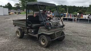 KAWASAKI MULE 2510 SXS 4X4 MANUAL DUMP BED LOT 2212 AUGUST 2023 AUCTION [upl. by Ahsieka724]