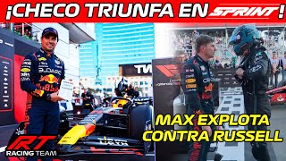 ✅ UNA VEZ MAS ¡AZERBAIYÁN es TERRITORIO de CHECO 👏  MAX ENCARA a RUSSELL 👊  RESUMEN SPRINT F1 [upl. by Ocko638]