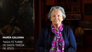 María Galiana recita Nada te turbe de Santa Teresa de Jesús [upl. by Lanny]