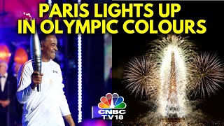 Paris Lights Up On Bastille Day  Frances National Day  Olympic 2024  N18G  CNBC TV18 [upl. by Tenej88]