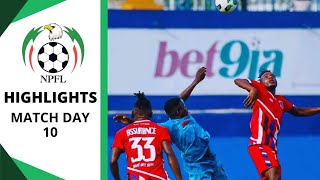 Nigeria Premier Football League  Match Day 10 Highlights  NPFL 202425 [upl. by Jarvey]