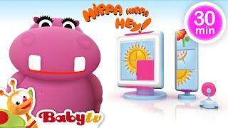 Hippa Hey Compilation  The Sound Game and More Fun Puzzles for Kids BabyTV [upl. by Eidnalem]