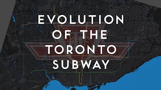 Evolution of the Toronto Subway [upl. by Yanel]