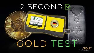 The FASTEST way to test GOLD less than 2 seconds 2022 [upl. by Nylekcaj]