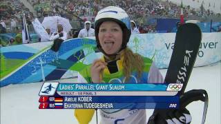 Snowboard Women Parallel Giant Slalom Finals Complete Event  Vancouver 2010 [upl. by Newfeld560]