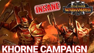 KHORNE CAMPAIGN MECHANICS are Crazy Strong  Total War Warhammer 3 [upl. by Massie]