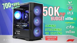 50K BUDGET AM5 Ryzen 5 7500F  RTX 4060 Gaming PC Build Tested in 9 Games [upl. by Letsyrc]