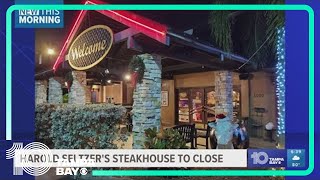 Harold Seltzers Steakhouse closing its doors at the end of September [upl. by Oiled106]