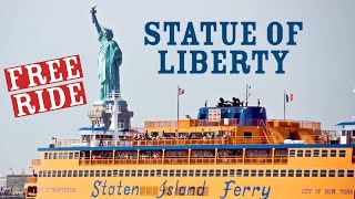 How to See the Statue of Liberty  Staten Island Ferry  Free Ride  NYC [upl. by Rudy629]