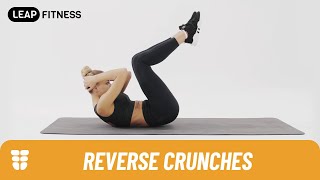 How to Do REVERSE CRUNCHES [upl. by Adeuga]