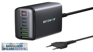 GaN Tech Blitzwolf® BWS26 250W 8Port USB PD Charger 3USBA5USBC PD30 QC30 Review [upl. by Ellek]