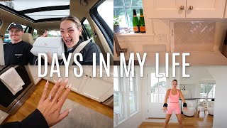 VLOG kitchen tile shopping nail appointment the best engagement gift  more [upl. by Adas443]