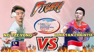 🇲🇾NG TZE YONG PERNAH TUMBANGKAN 🇲🇨JONATAN CHRISTIE JUARA ALL ENGLAND 2024🔥😱‼️GAMEPLAY TERBAIK NTY🫡‼️ [upl. by Anaugahs]