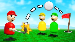 I Played The FUNNIEST NEW Golf Game With Friends [upl. by Louie]