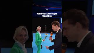 CSUParteitag Lutz van der Horst verkuppelt CSU und Grüne  heuteshow shorts [upl. by Willock]