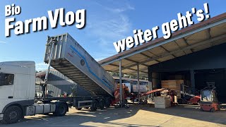 Frust beim Abladen über 2 std pro LKW  Getreide Halle am Dampfen  Mulchen amp mehr  Vlog 139 [upl. by Reprah]