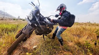 HIMALAYAN 450 First Solo Trail Off Road Ride [upl. by Ansev]