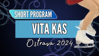 Vita KAS SLO  Junior Women Short Program  Ostrava 2024 [upl. by Alves]