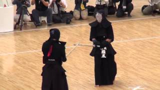 All Japan Kendo Tournament 2014 Final Takenouchi vs Kunitomo [upl. by Pinebrook]