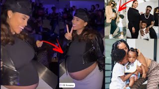 Wizkid pregnant baby mama Jada P dancing with her pregnancy after wizkid released new songs [upl. by Haeel]