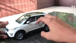 Unboxing of Mini Hyundai CRETA 118 Diecast  Hyundai Toy car [upl. by Amitak]