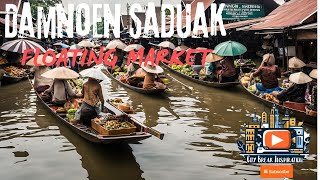 Exploring Damnoen Saduak Floating Market  Thailands Iconic Water Market [upl. by Kulsrud529]