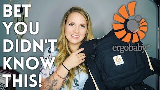 ERGOBABY CARRIER TIPS amp TRICKS  BET YOU DIDNT KNOW THIS [upl. by Marlane]