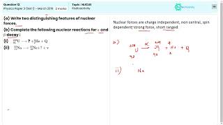 Unpacking Radioactivity Essential Concepts from CBSE 2019 Paper 3 Set 1 Q12 Answer Guide [upl. by Ycnalc]